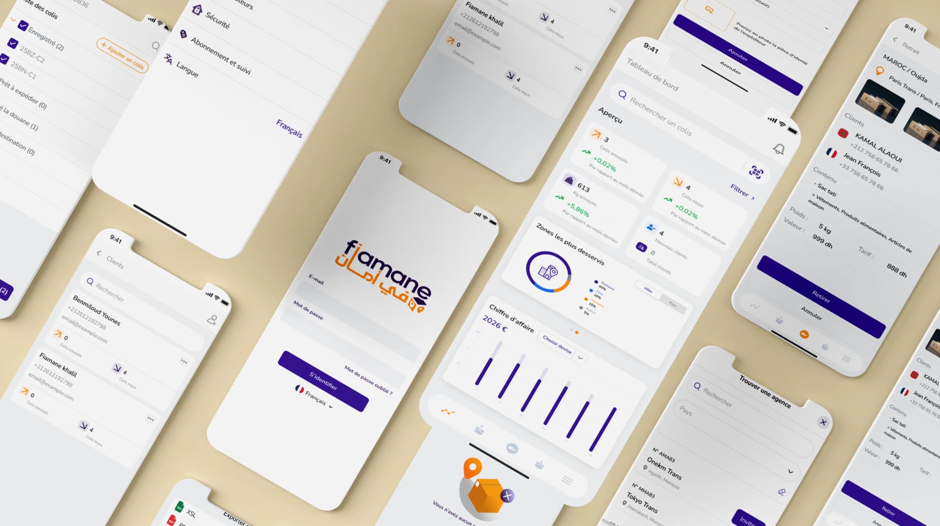 Fiamane mobile logistics experience