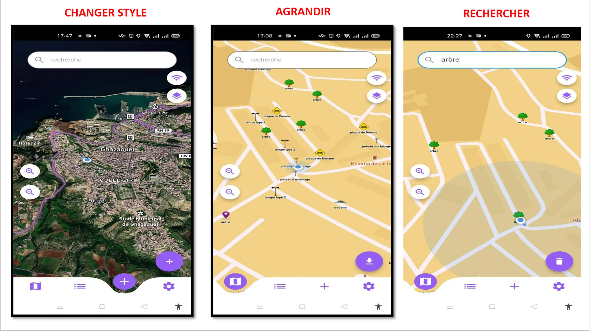 Interactive map