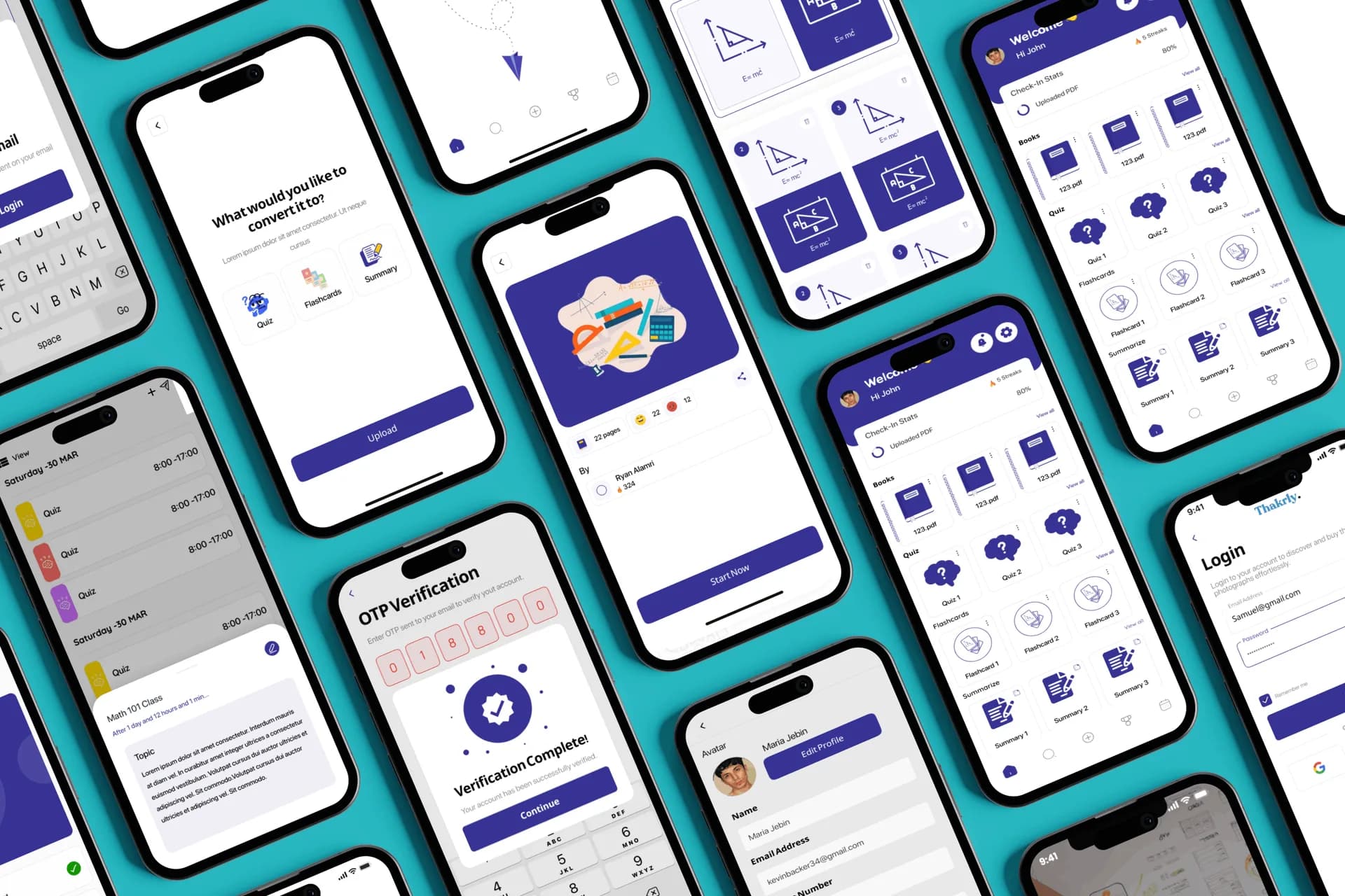 Thakrly mobile learning experience