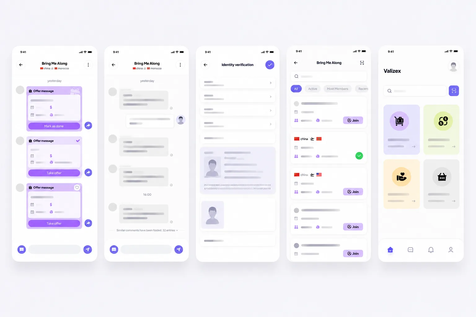 Valizex mobile experience